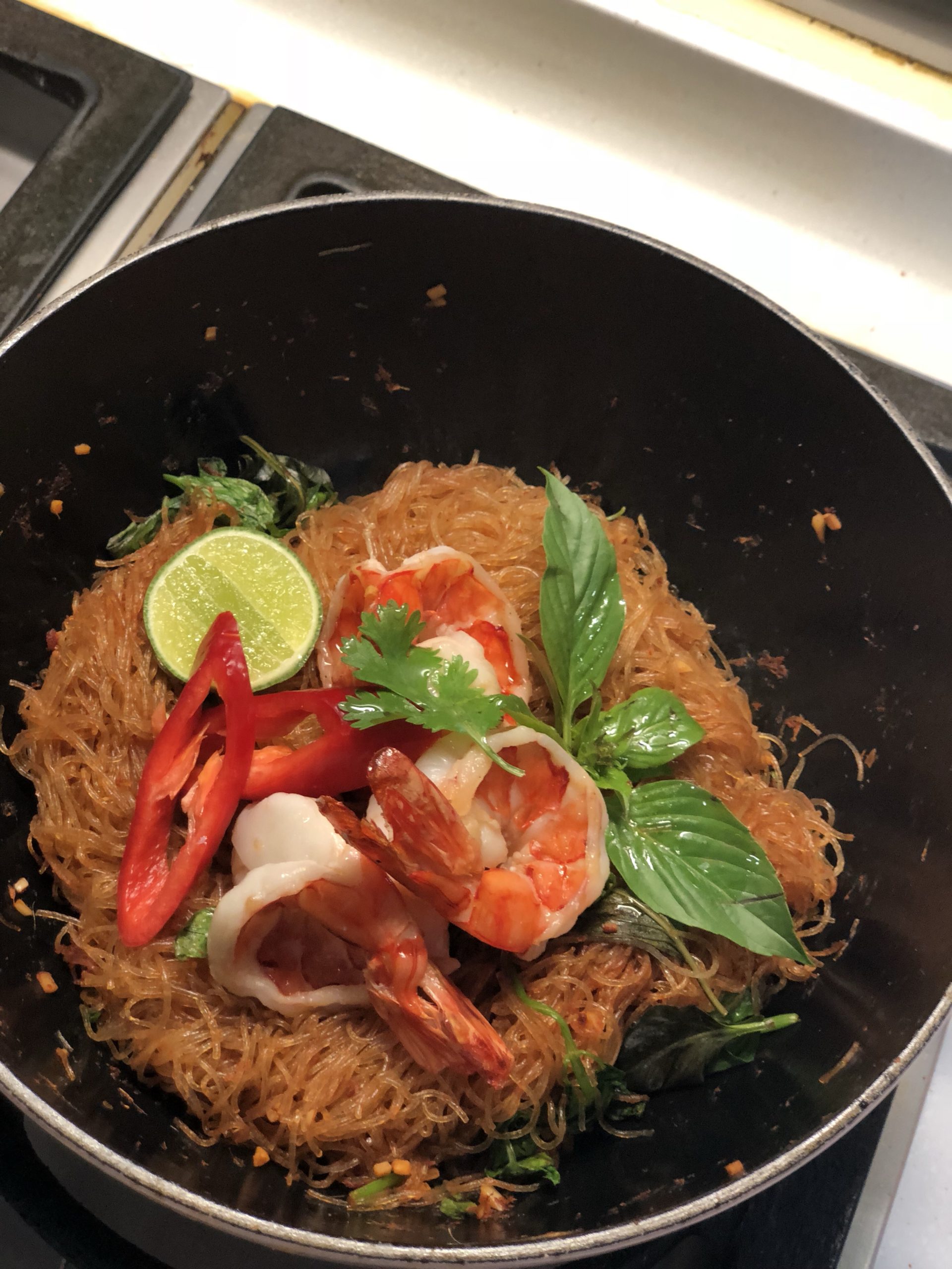 冬蔭大蝦粉絲煲