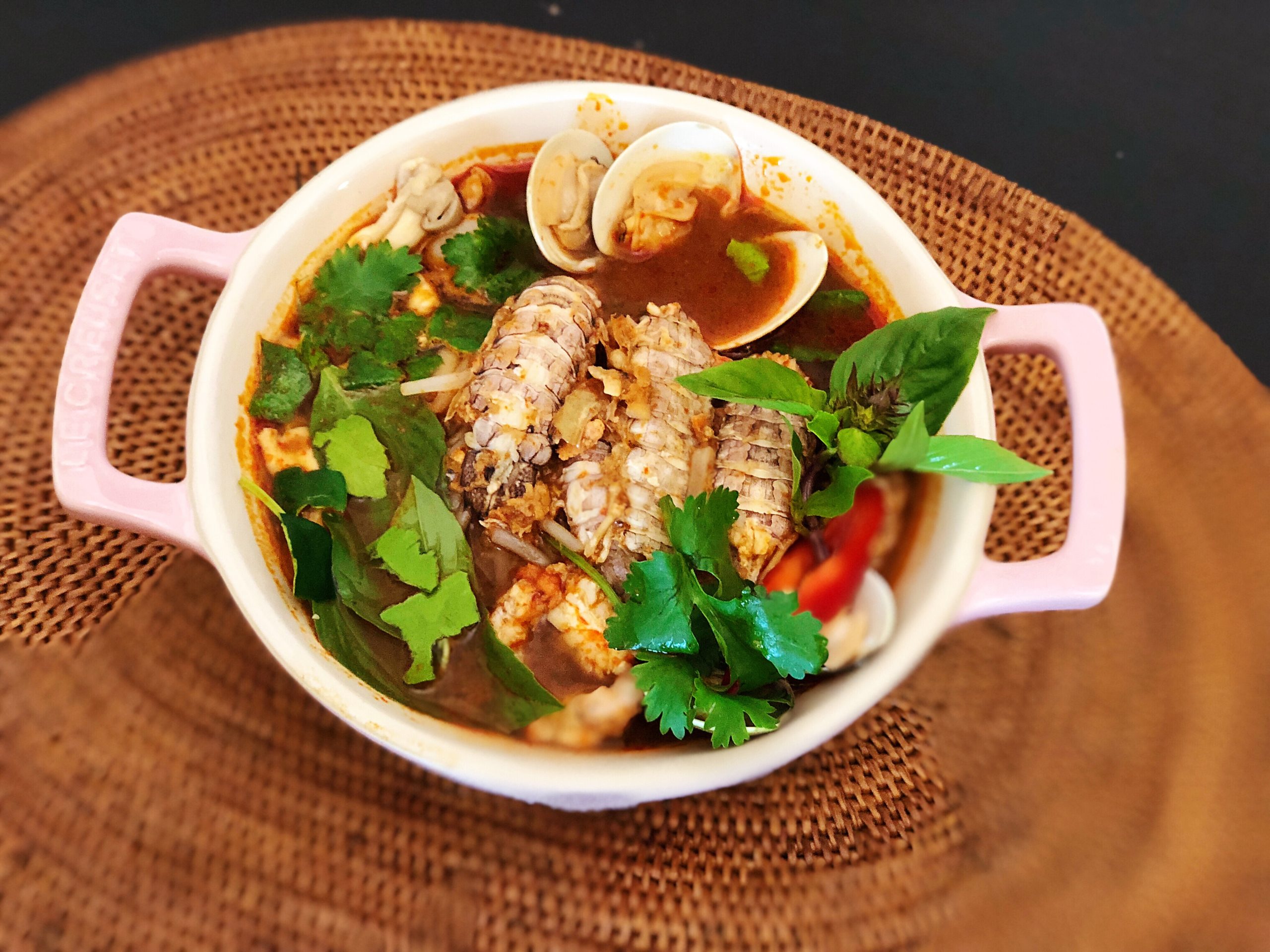 冬蔭瀨尿蝦湯金邊粉