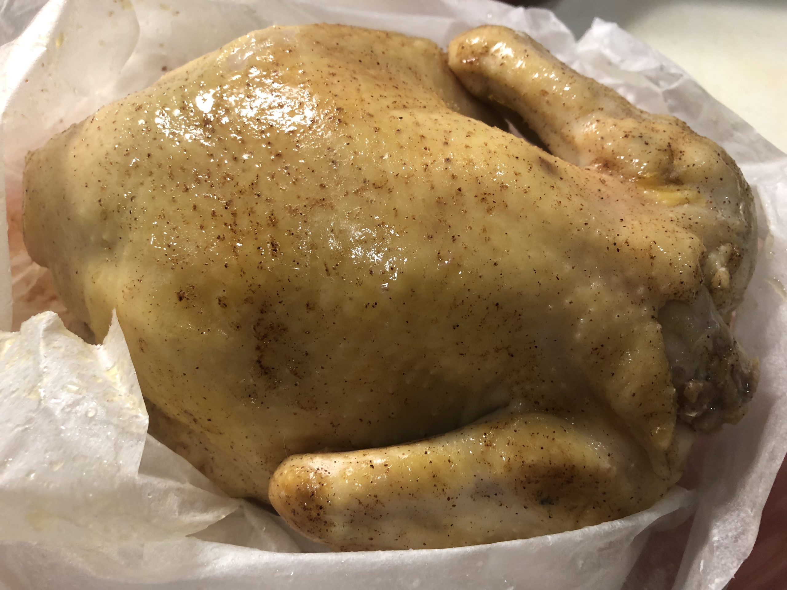 又咸香又嫩滑的鹽焗雞