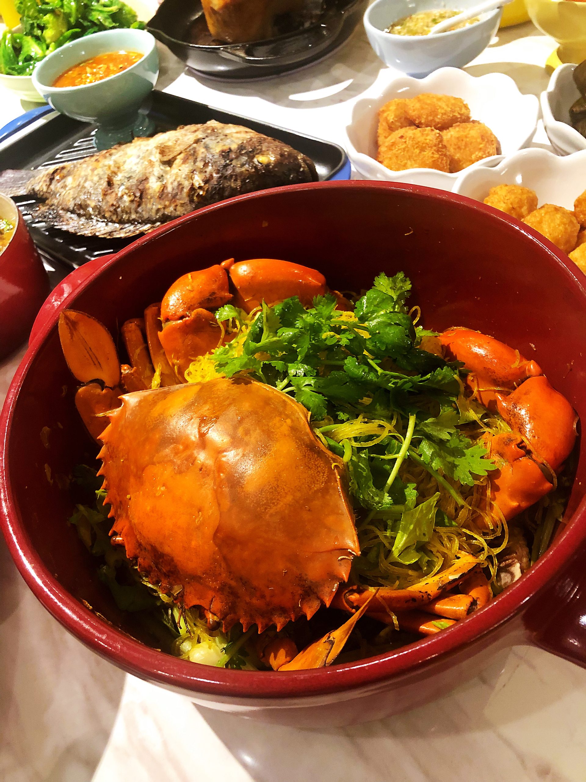 師傅食譜-泰式粉絲蟹煲😍🦀