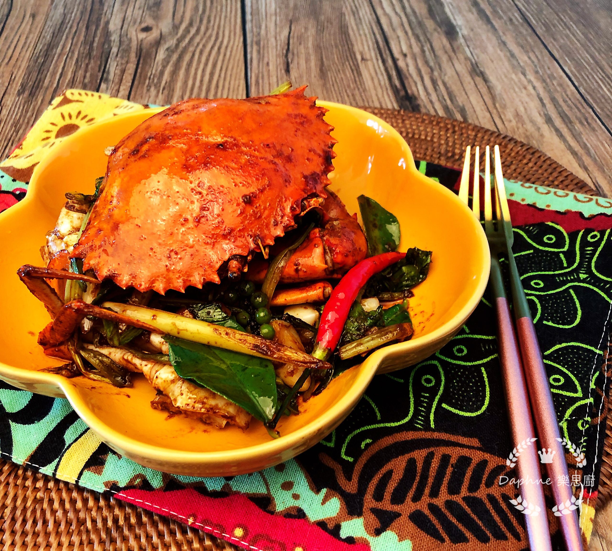 泰式辣椒膏炒蟹