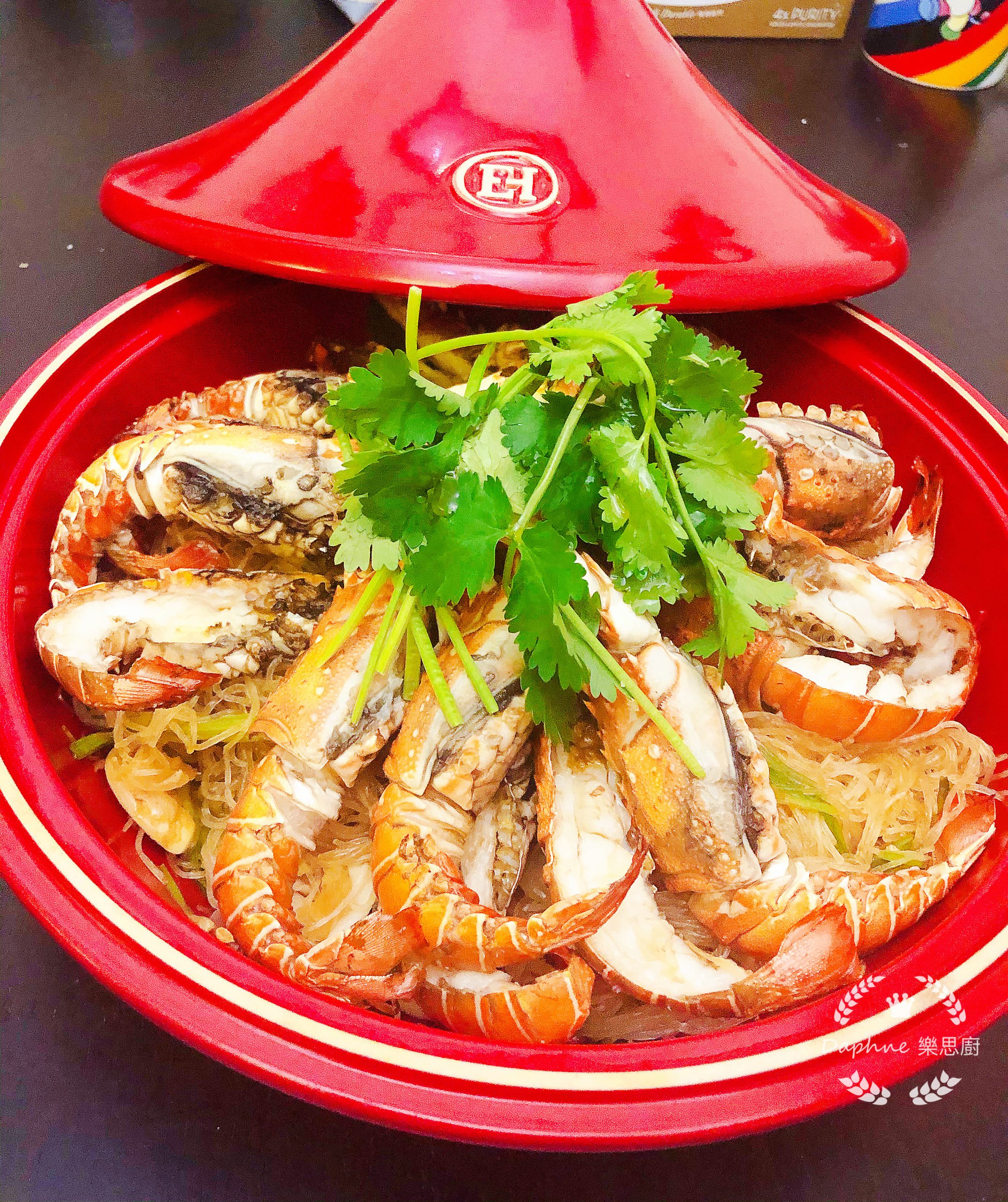 足料龍蝦仔雙貝粉絲煲