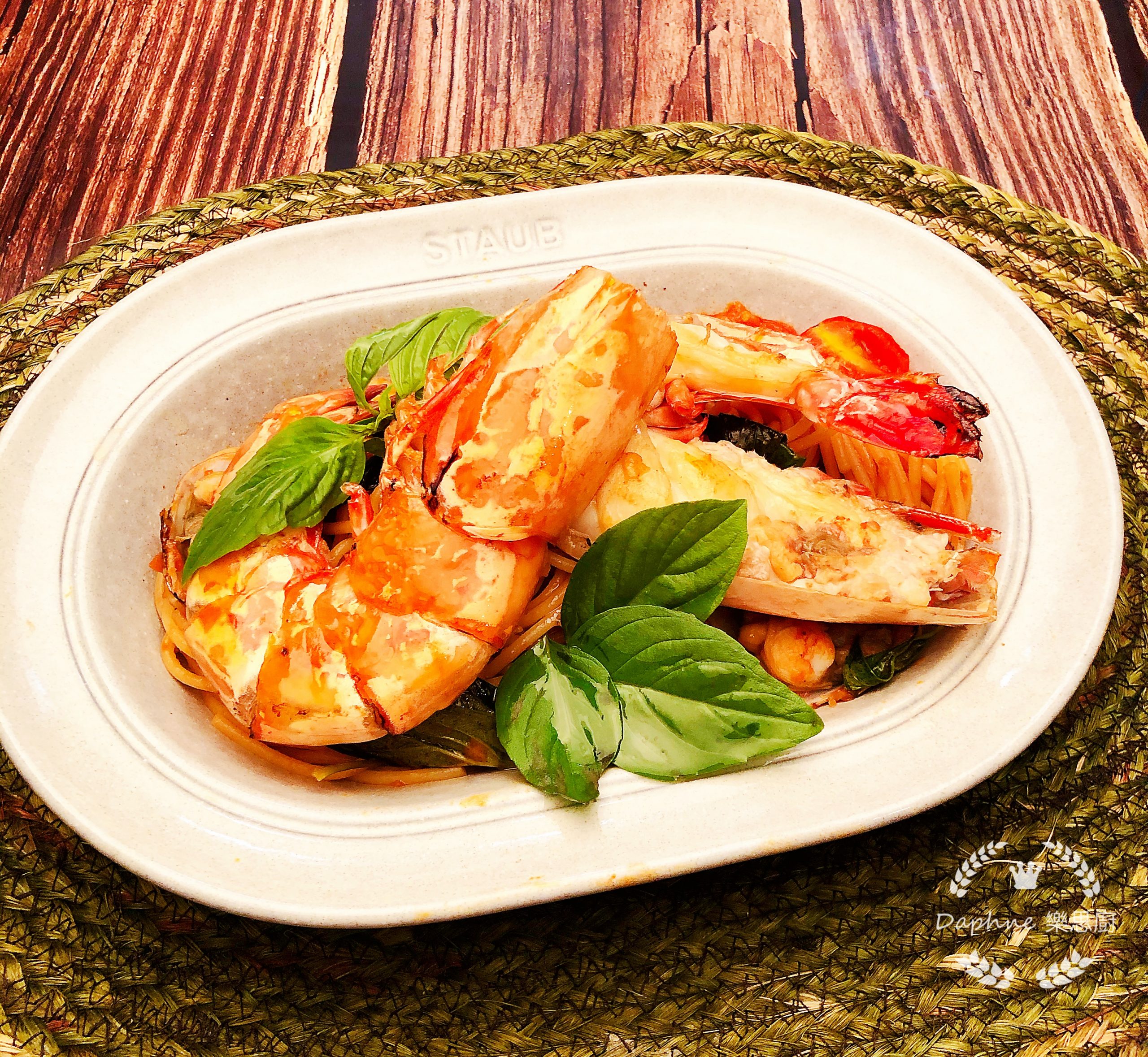 新鮮大虎蝦金不換意粉