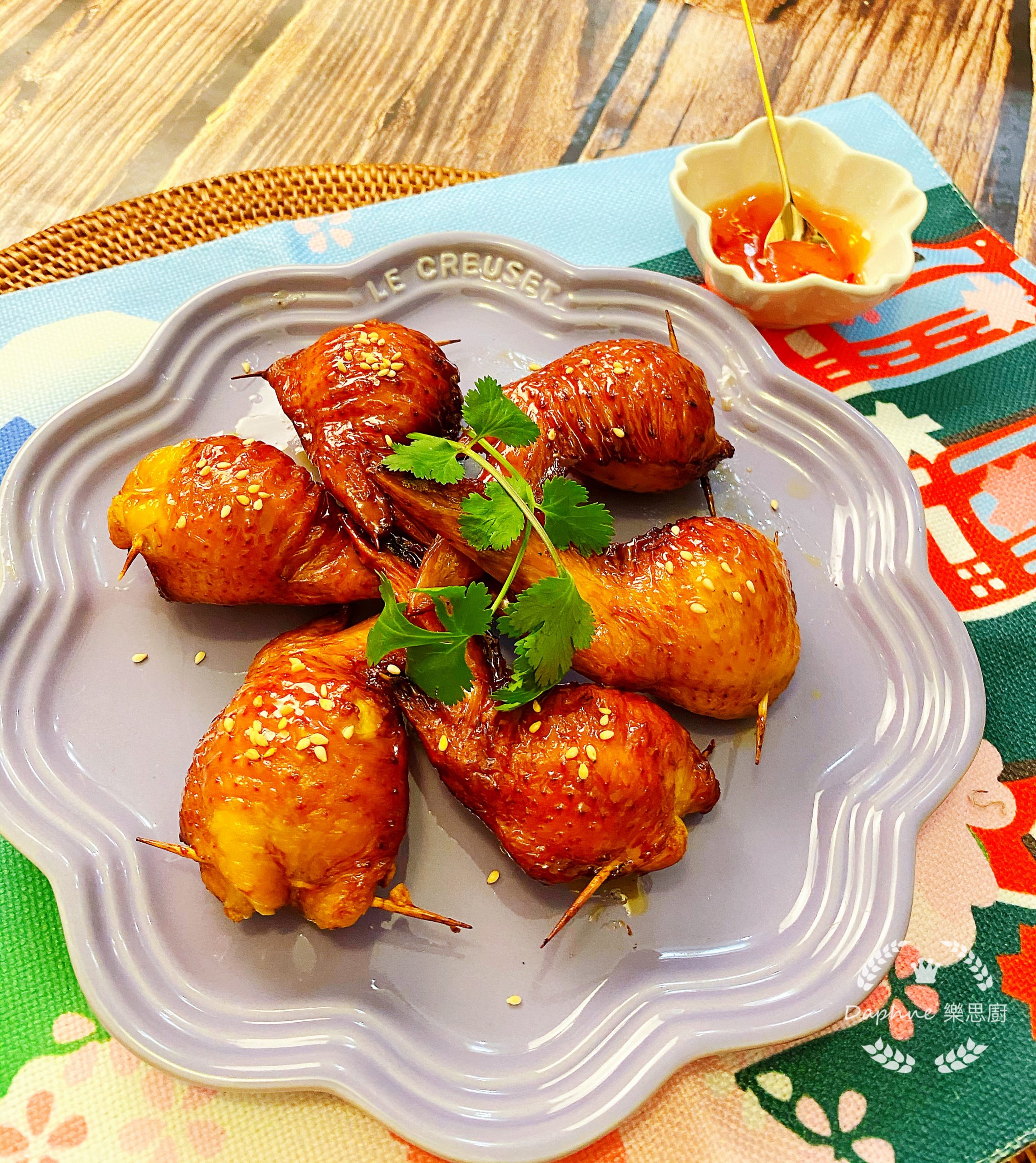 手打蝦膠釀雞翼