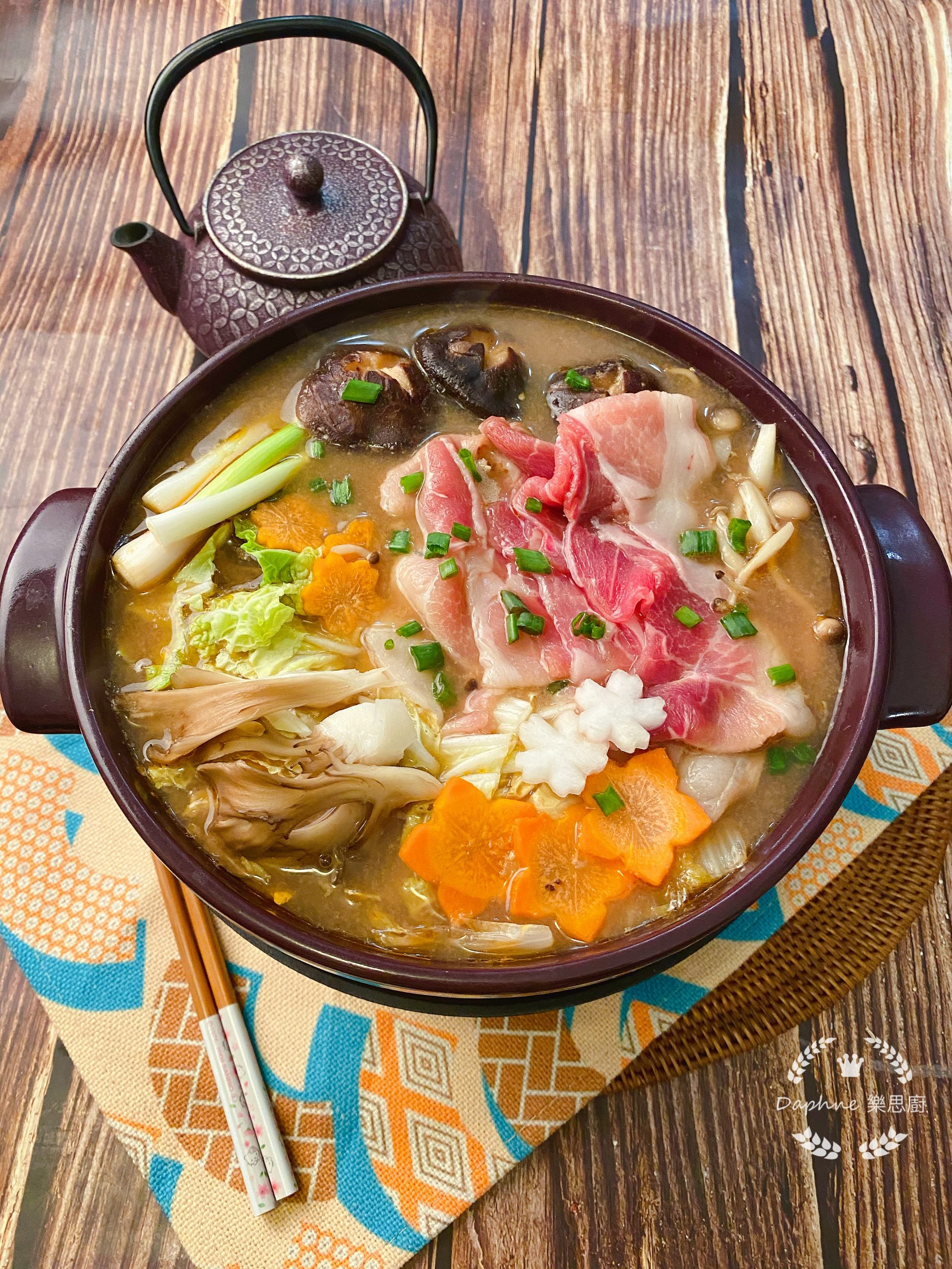 金目鯛白雪豬肉鍋