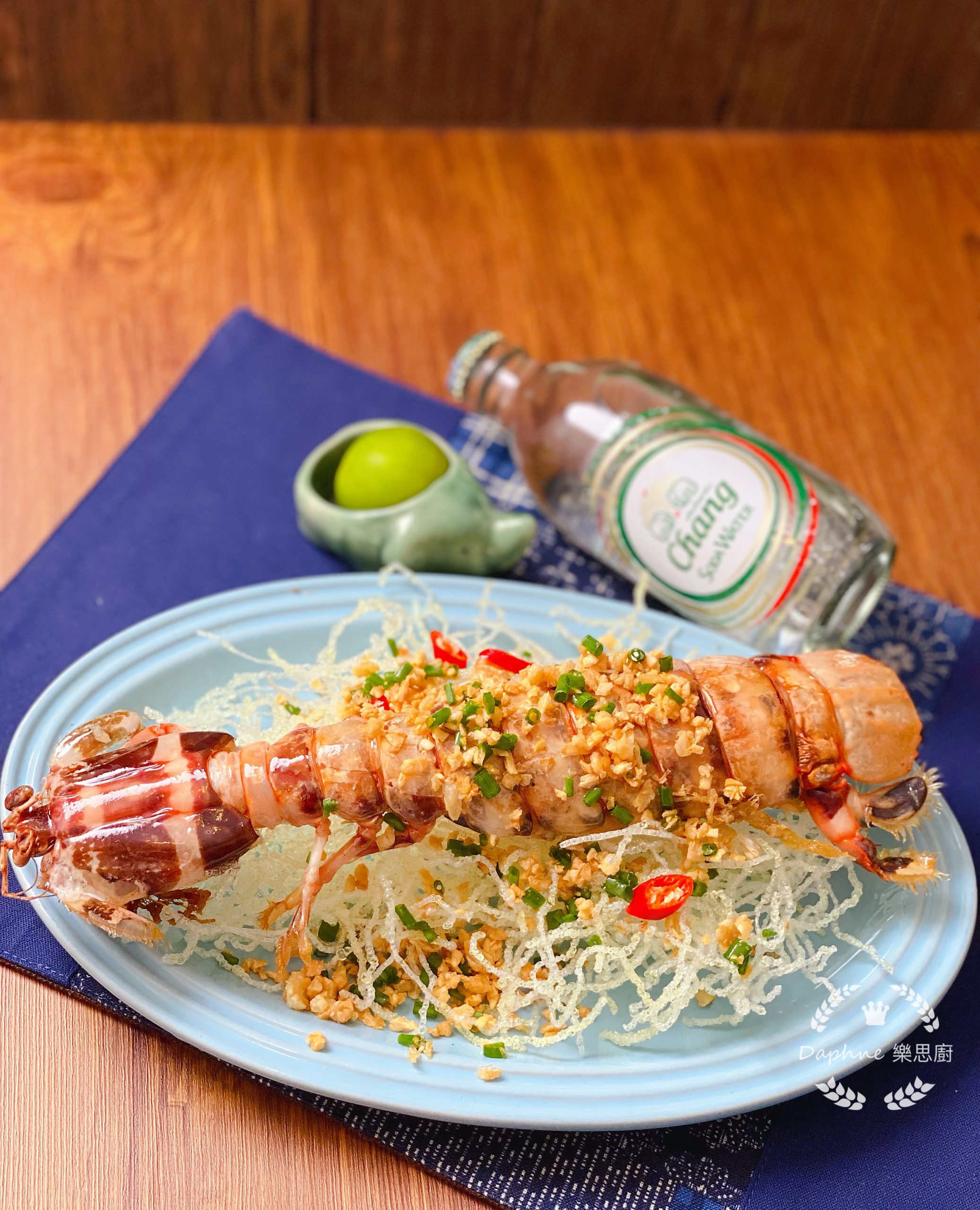 原隻椒鹽炸斑馬瀨尿蝦