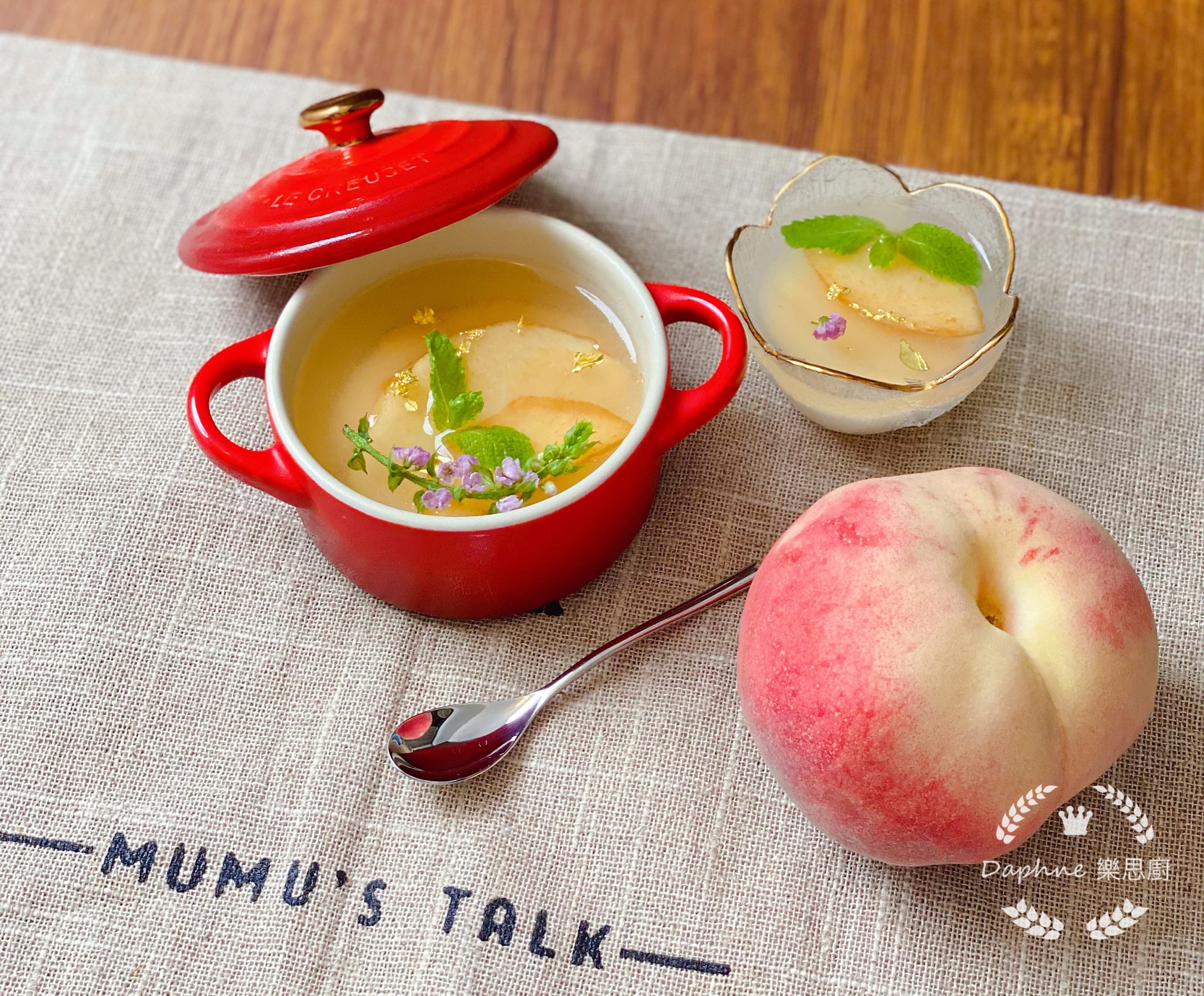 水蜜桃忌廉果凍