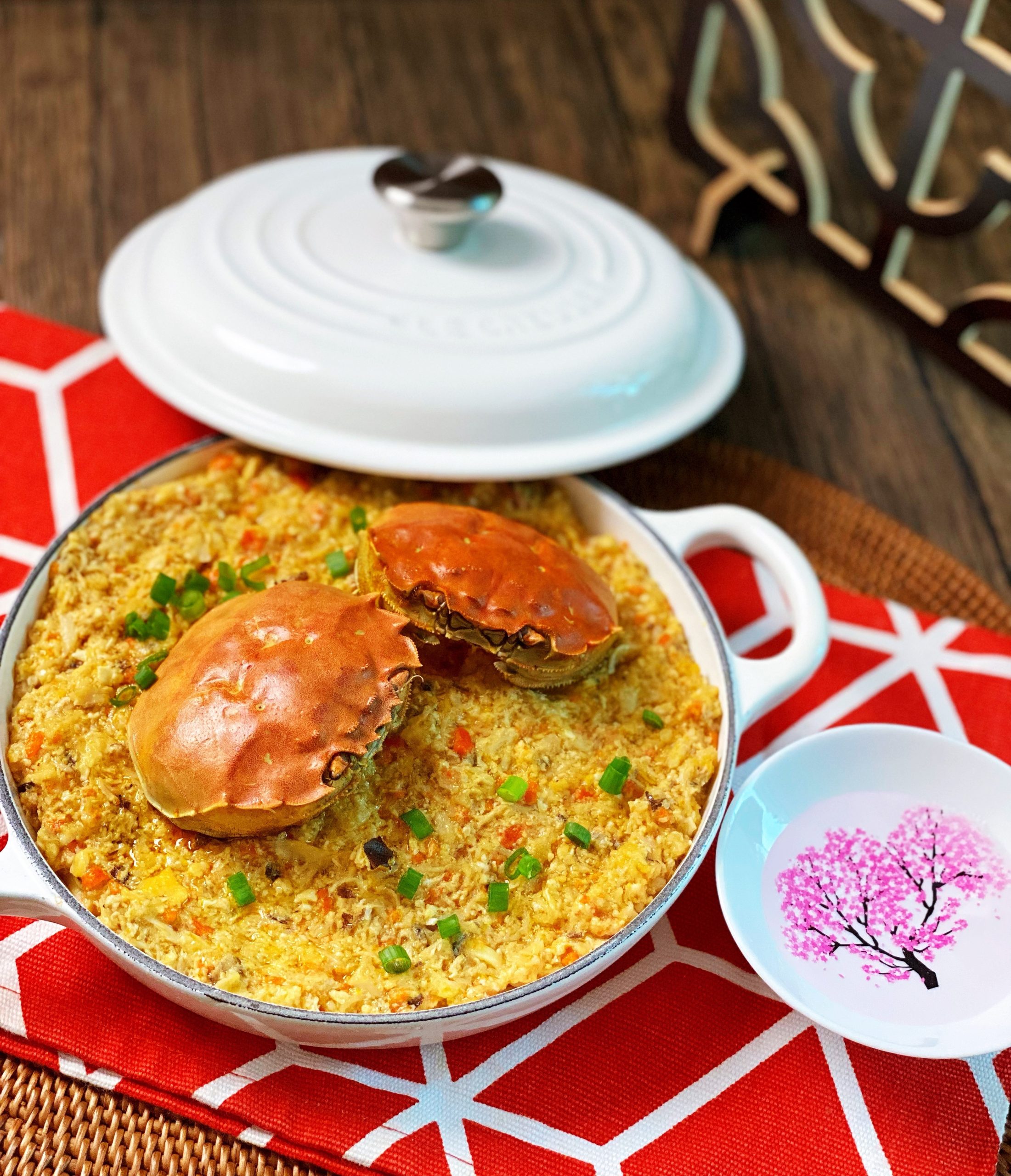 鹹蛋黃蟹粉伊麵