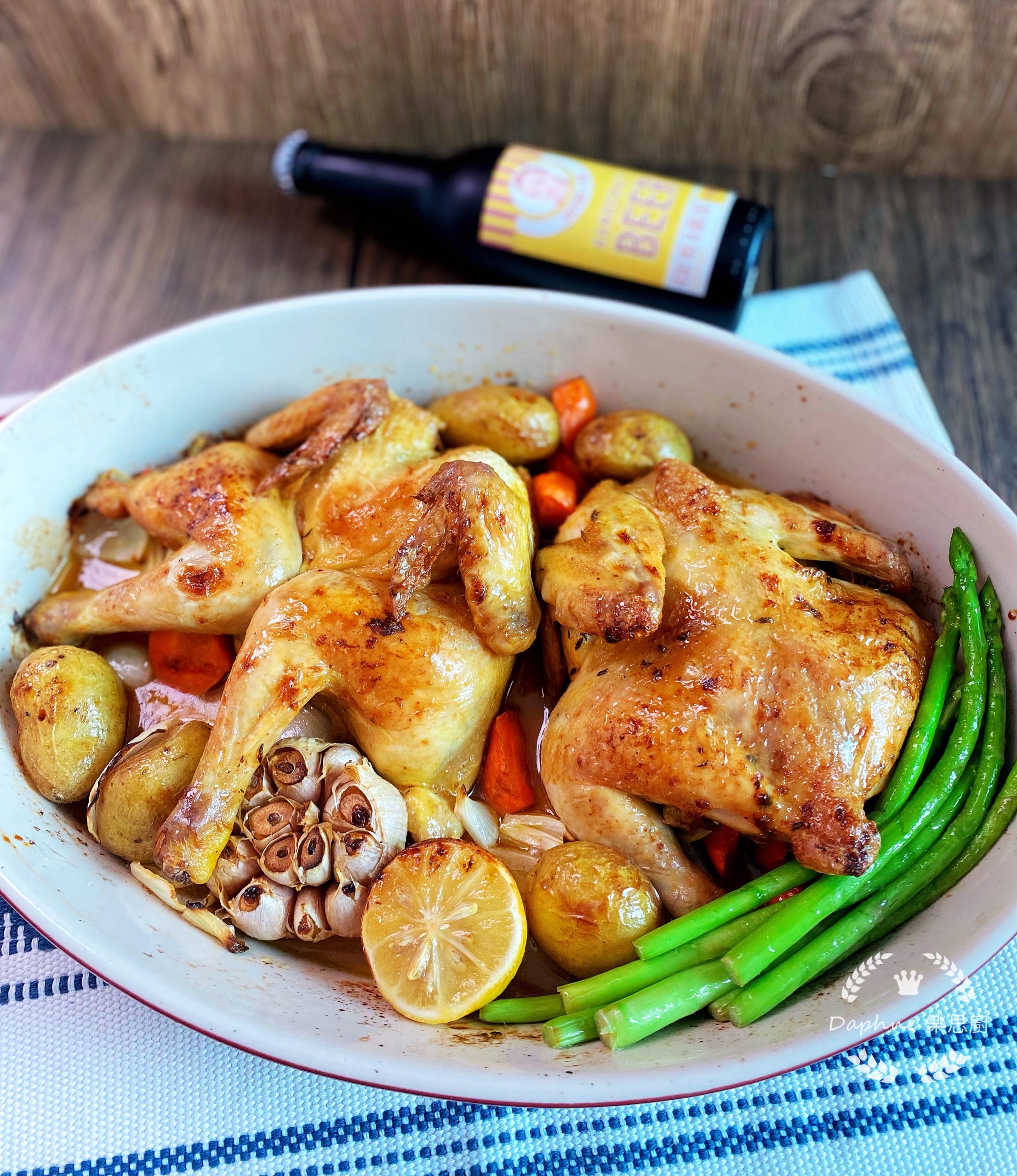 橄欖油百里香焗春雞