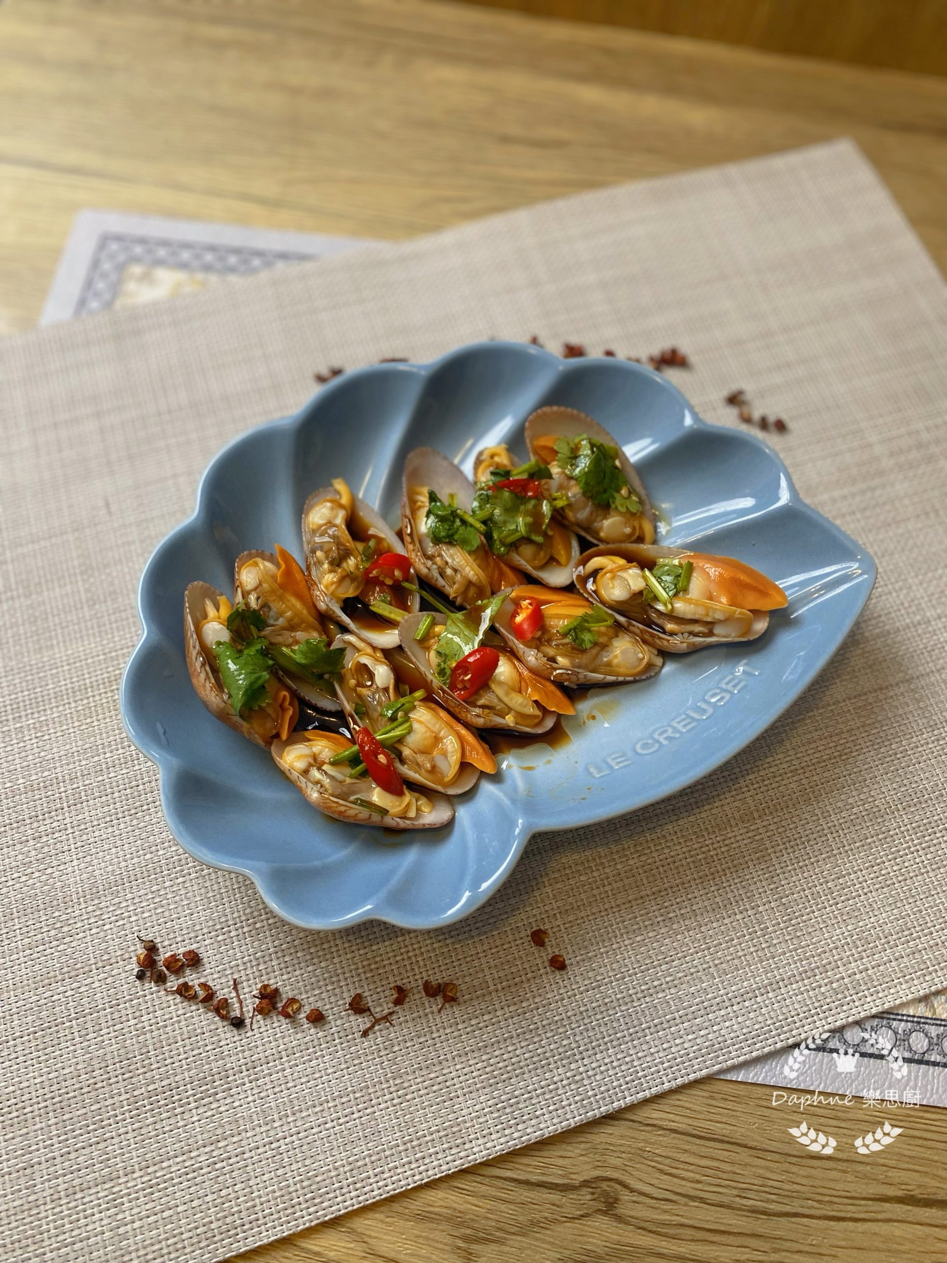 花椒油涼拌花甲